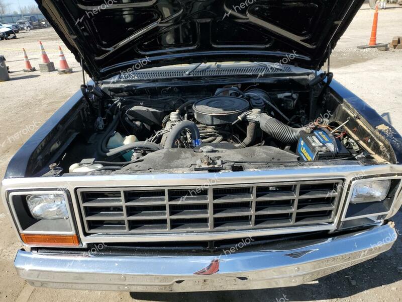 DODGE D-SERIES D 1985 black pickup gas 1B7FD14H1FS502484 photo #4