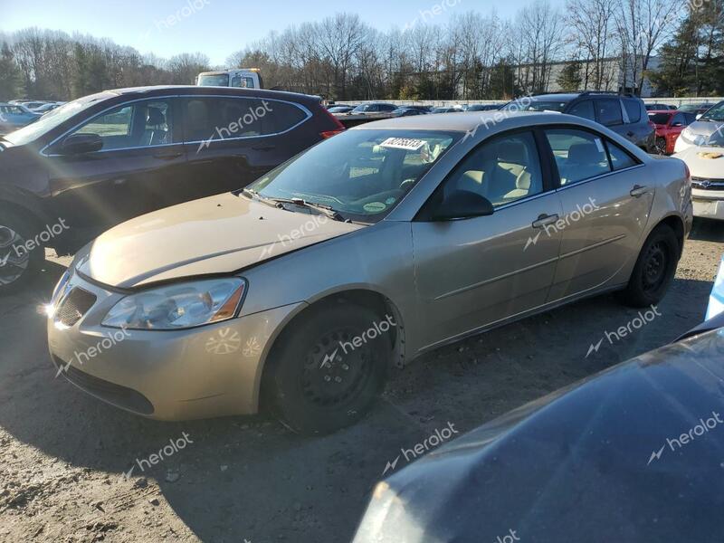 PONTIAC G6 2007 gold  gas 1G2ZF58B674144636 photo #1