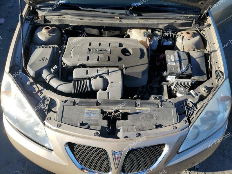 PONTIAC G6 2007 gold  gas 1G2ZF58B674144636 photo #4