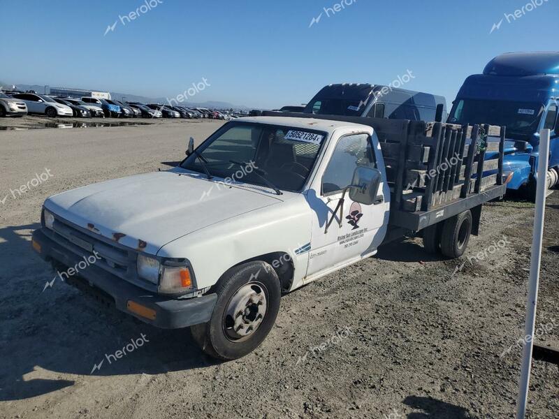 TOYOTA PICKUP CAB 1991 white chassis gas JT5VN94T0M0021867 photo #1