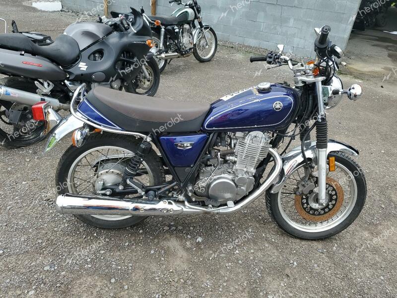 YAMAHA SR400 2018 blue  gas JYARH04E9JA001354 photo #1