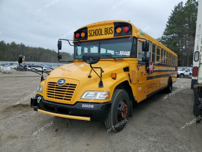 BLUE BIRD SCHOOL BUS 2020 yellow  propane gas 1BAKGCBH6LF365318 photo #3