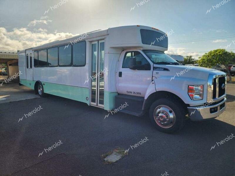 FORD F650 SUPER 2019 white  gas 1FDNF6AY2KDF01300 photo #3