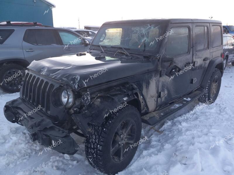 JEEP WRANGLER U 2022 black  gas 1C4HJXDG5NW140226 photo #1