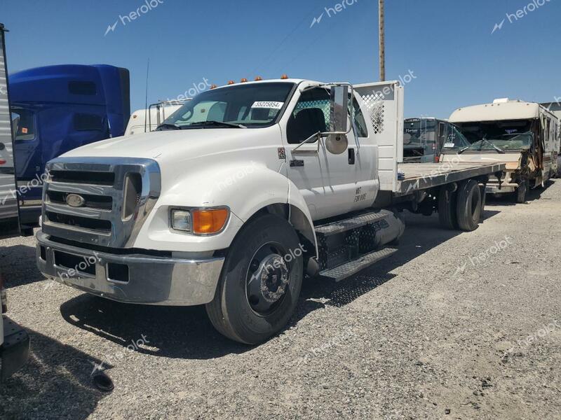 FORD F650 SUPER 2006 white conventi diesel 3FRWX65R96V352979 photo #1