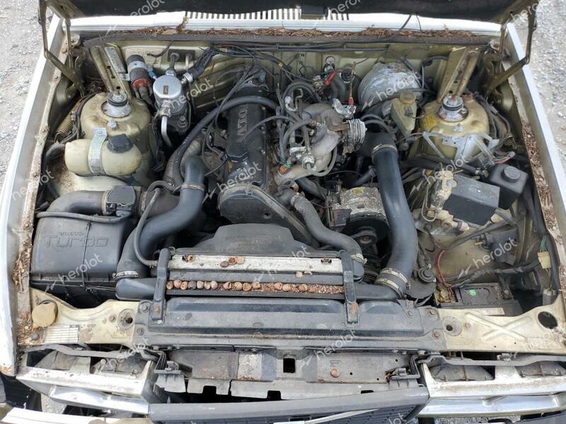 VOLVO 740 TURBO 1989 silver  gas YV1FA8744K2295605 photo #4