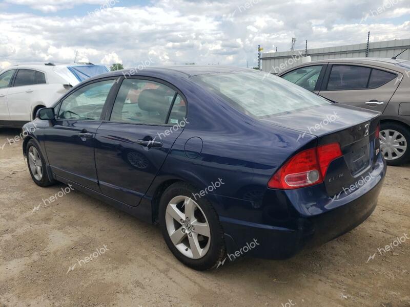 HONDA CIVIC EX 2008 blue  gas 1HGFA16828L060965 photo #3