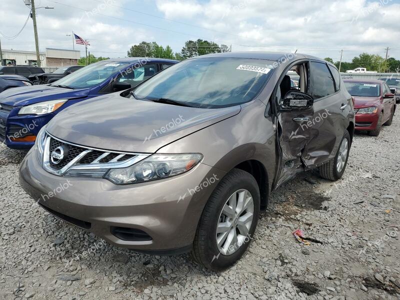 NISSAN MURANO S 2011 tan  gas JN8AZ1MU1BW065151 photo #1