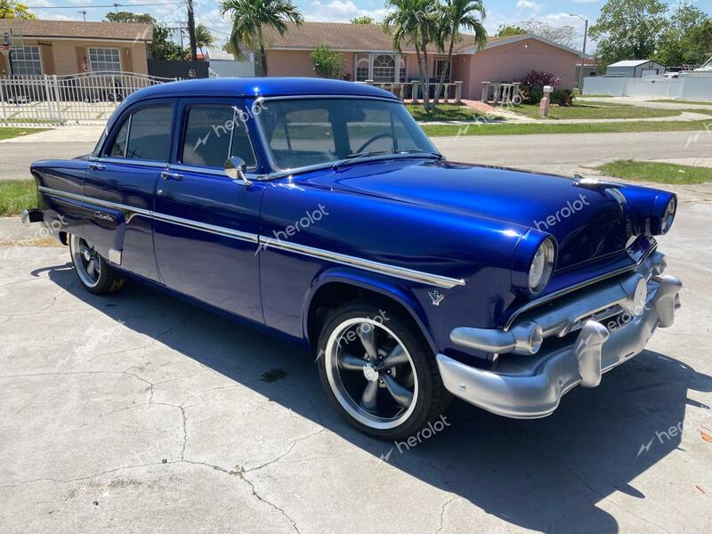 FORD CUSTOMLINE 1954 blue   U4NG157394 photo #1