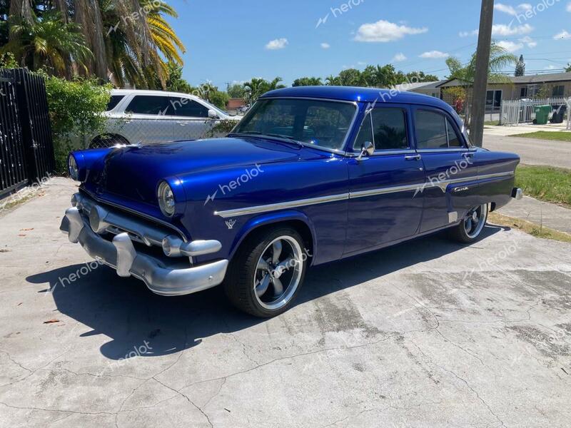 FORD CUSTOMLINE 1954 blue   U4NG157394 photo #3