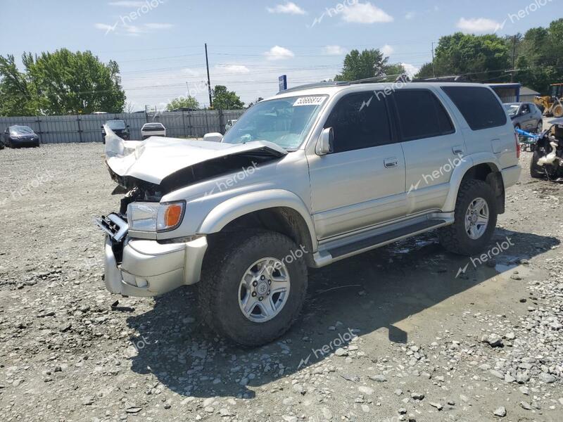 TOYOTA 4RUNNER 2000 silver  gas JT3HN87R4Y9042559 photo #1