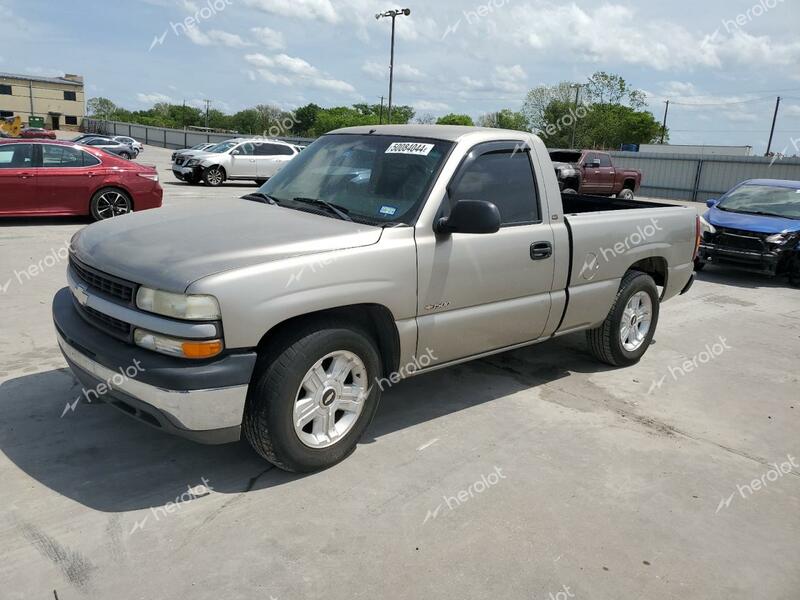 CHEVROLET SILVERADO 1999 beige  gas 1GCEC14W4XZ195849 photo #1