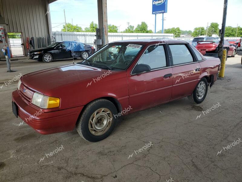 FORD TEMPO GL 1992 red  gas 1FAPP36X2NK165534 photo #1