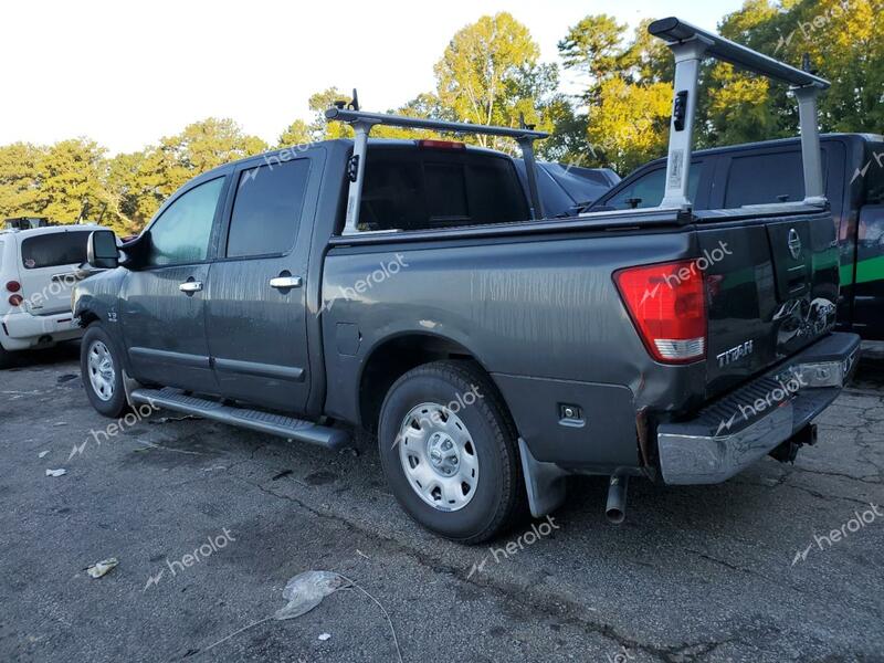 NISSAN TITAN XE 2004 charcoal crew pic gas 1N6AA07A24N564951 photo #3