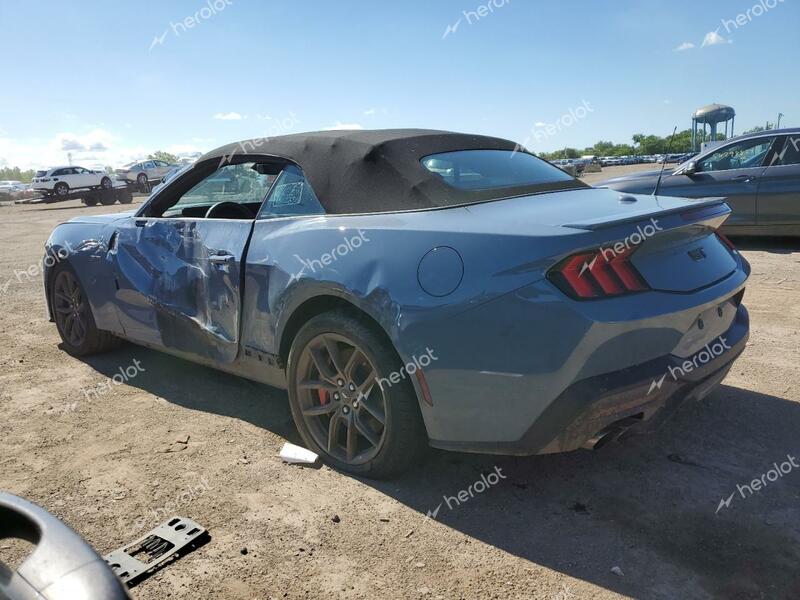 FORD MUSTANG GT 2024 blue  gas 1FAGP8FF6R5100632 photo #3