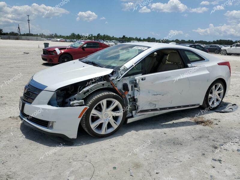 CADILLAC ELR 2016 white coupe hybrid engine 1G6RL1E49GU134284 photo #1