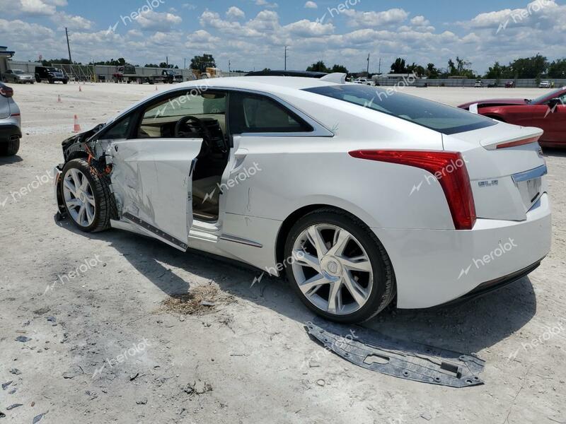 CADILLAC ELR 2016 white coupe hybrid engine 1G6RL1E49GU134284 photo #3