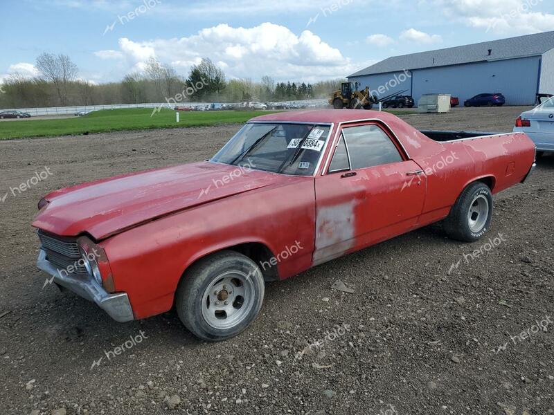 CHEVROLET EL CAMINO 1970 red   133800B105960 photo #1