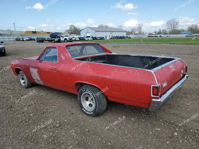 CHEVROLET EL CAMINO 1970 red   133800B105960 photo #3