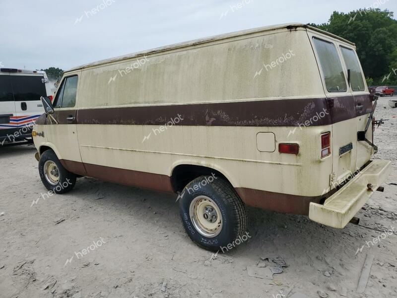 CHEVROLET VAN 1977 cream   CGL257U172135 photo #3