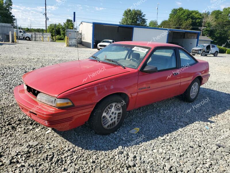 PONTIAC SUNBIRD LE 1994 red  gas 1G2JB14H2R7596872 photo #1