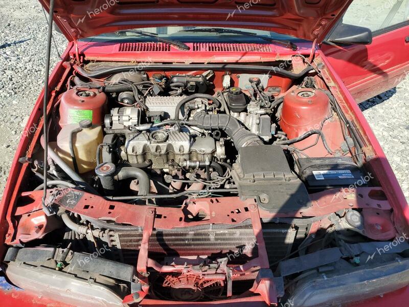 PONTIAC SUNBIRD LE 1994 red  gas 1G2JB14H2R7596872 photo #4