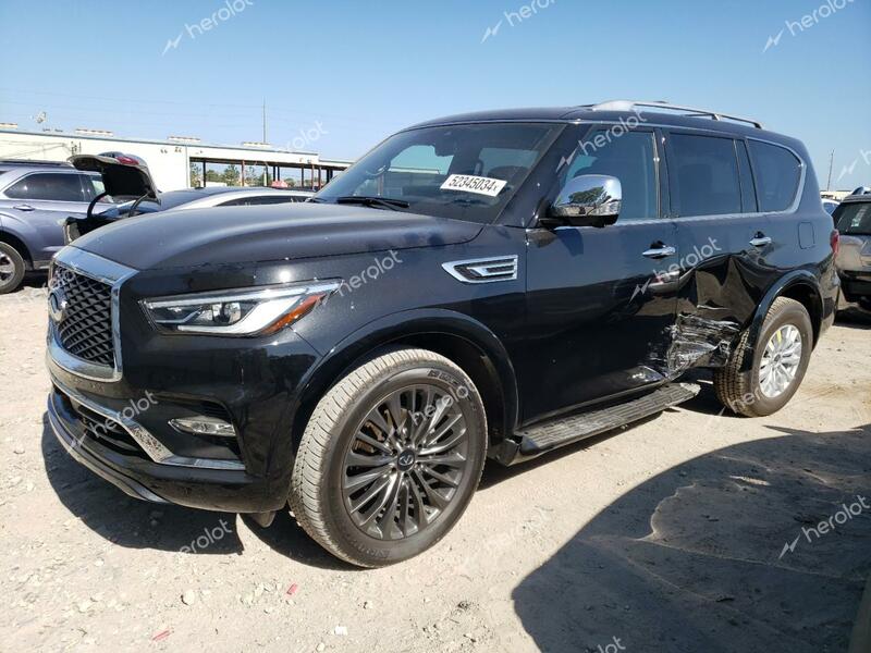 INFINITI QX80 SENSO 2023 black  gas JN8AZ2BE6P9306550 photo #1