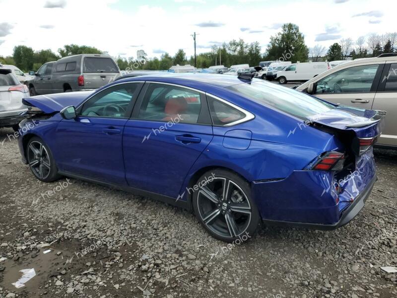 HONDA ACCORD HYB 2023 blue  hybrid engine 1HGCY2F53PA010192 photo #3