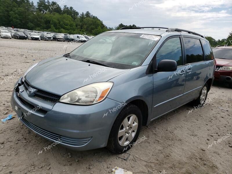 TOYOTA SIENNA CE 2005 blue  gas 5TDZA23C85S381137 photo #1