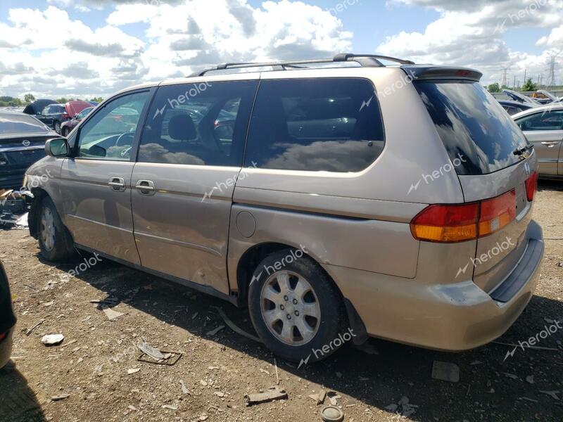 HONDA ODYSSEY EX 2004 tan  gas 5FNRL18994B113928 photo #3