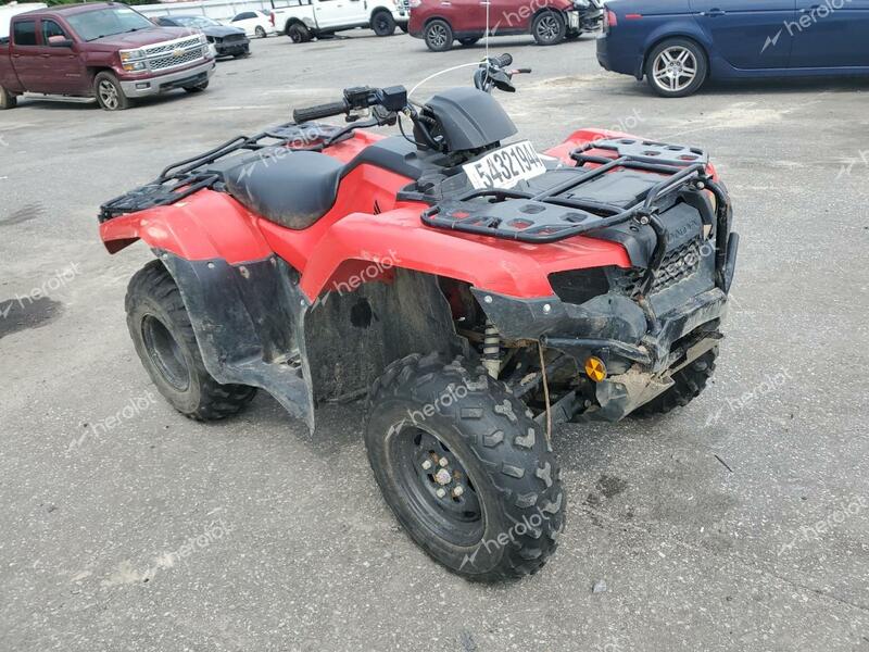 HONDA TRX420 FM 2020 red  gas 1HFTE40K4L4601597 photo #1