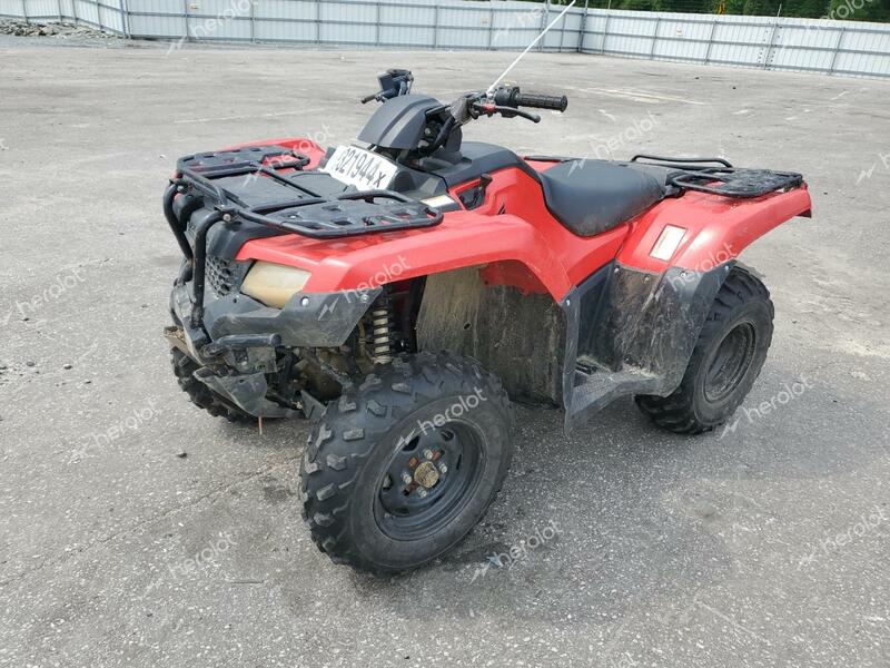 HONDA TRX420 FM 2020 red  gas 1HFTE40K4L4601597 photo #3