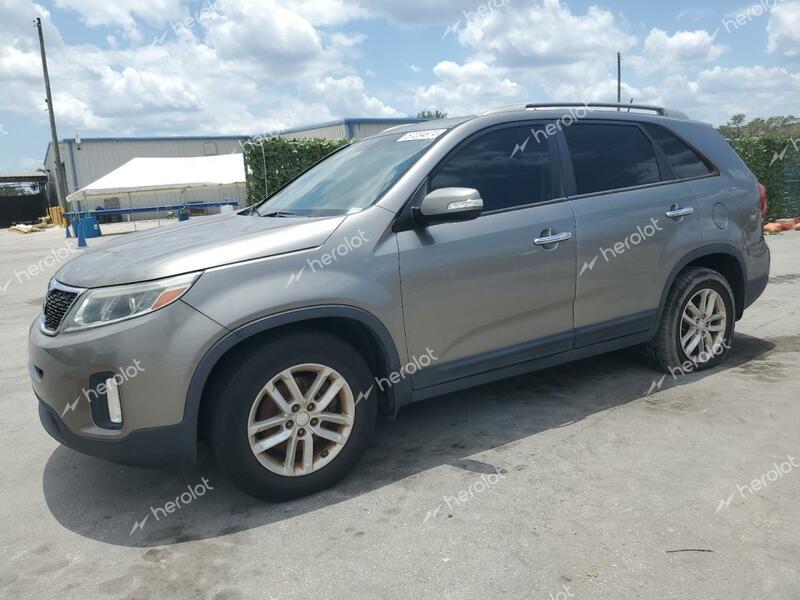 KIA SORENTO LX 2015 gray  gas 5XYKT4A61FG648850 photo #1