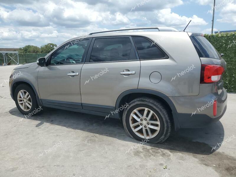 KIA SORENTO LX 2015 gray  gas 5XYKT4A61FG648850 photo #3