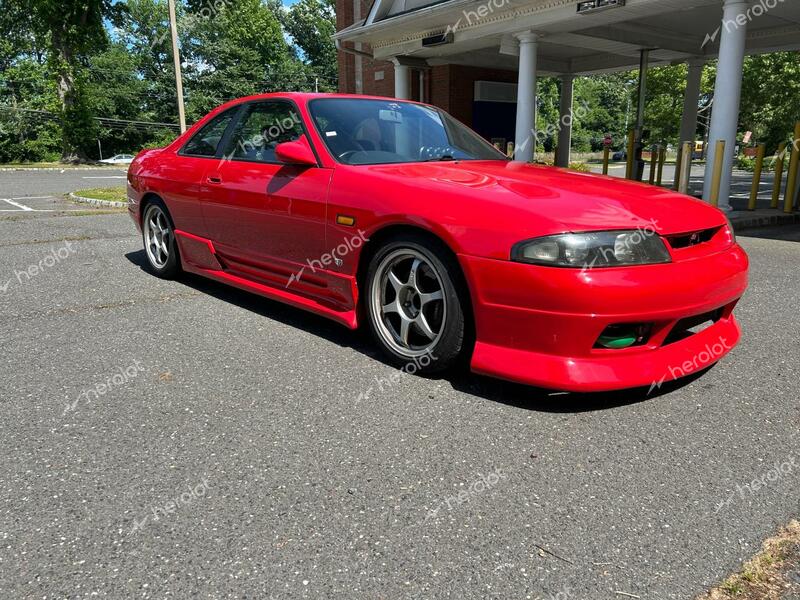 NISSAN SKYLINE 1995 red   ECR33050152 photo #1