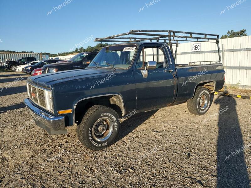 GMC K1500 1986 blue  gas 1GTEK14N6GJ532577 photo #1