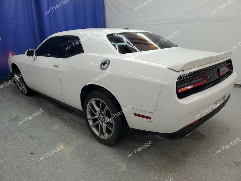 DODGE CHALLENGER 2022 white  flexible fuel 2C3CDZKG5NH207507 photo #3