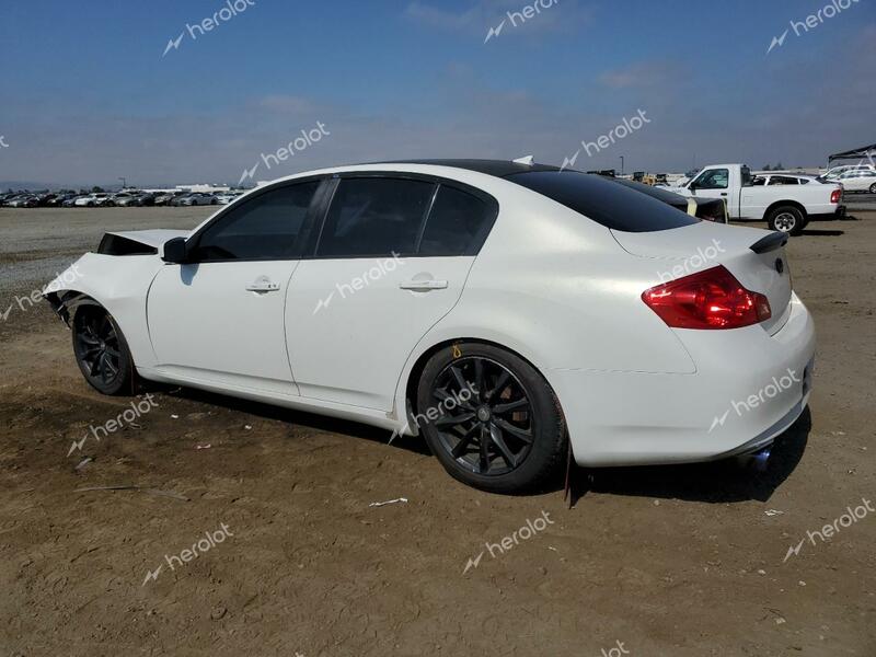 INFINITI G25 BASE 2012 white  gas JN1DV6APXCM812567 photo #3