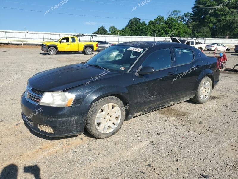 DODGE AVENGER SE 2014 black sedan 4d gas 1C3CDZAB8EN187962 photo #1