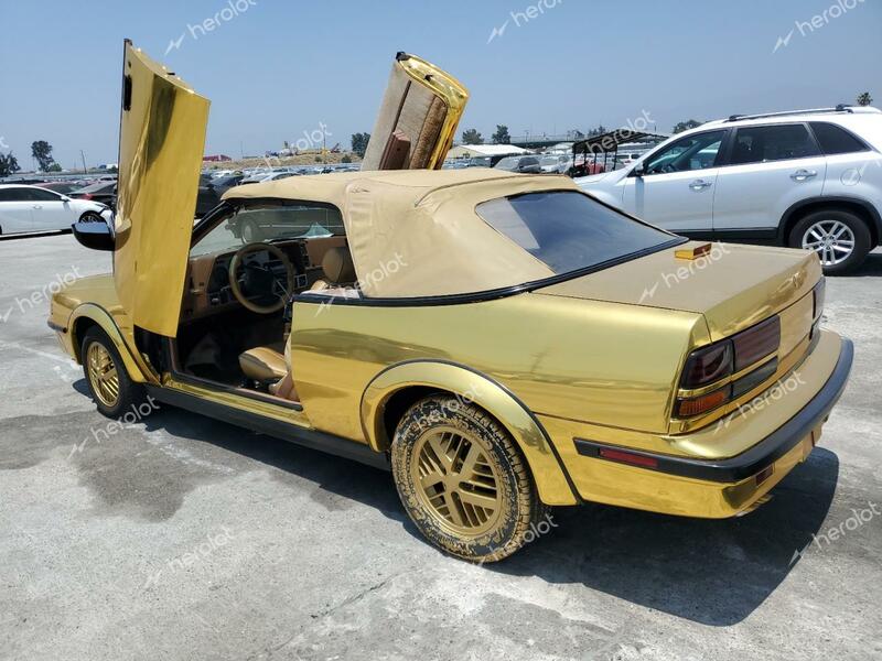 PONTIAC SUNBIRD GT 1988 gold converti gas 1G2JU31M3J7549278 photo #3