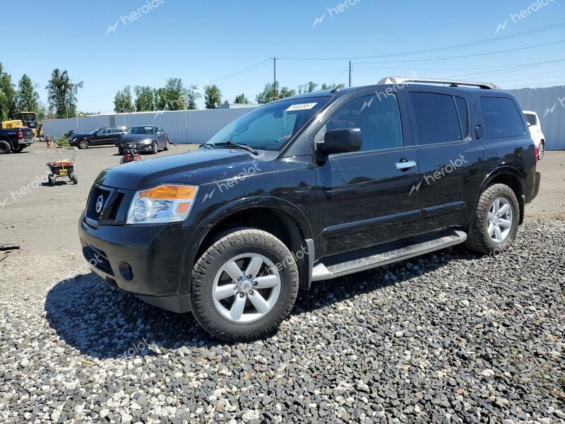 NISSAN ARMADA SV 2015 black  gas 5N1AA0NC7FN604267 photo #1