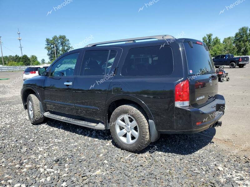 NISSAN ARMADA SV 2015 black  gas 5N1AA0NC7FN604267 photo #3