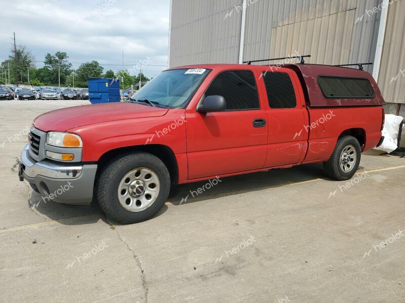 GMC K SER 1500 2007 red  gas 1GTEC19X97Z107864 photo #1