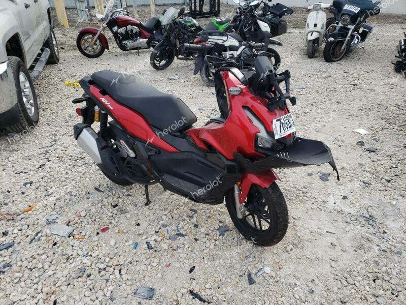 HONDA ADV150 A 2023 red  gas MLHKF3853P5200289 photo #1