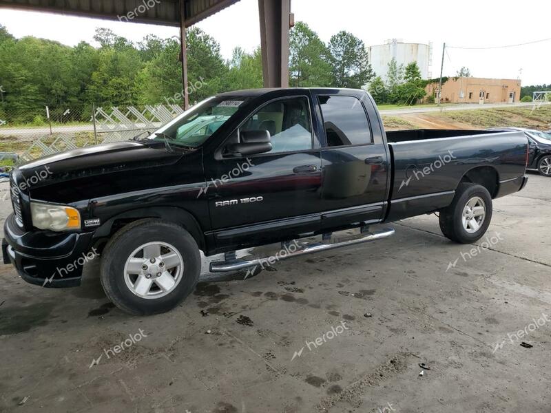 DODGE RAM 1500 S 2004 black crew pic gas 1D3HU18D64J289106 photo #1