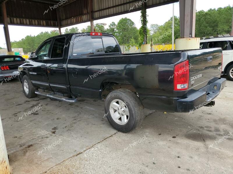 DODGE RAM 1500 S 2004 black crew pic gas 1D3HU18D64J289106 photo #3