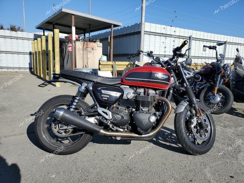 TRIUMPH MOTORCYCLE SPEED TWIN 2019 two tone  gas SMTD54HF9KT936754 photo #1