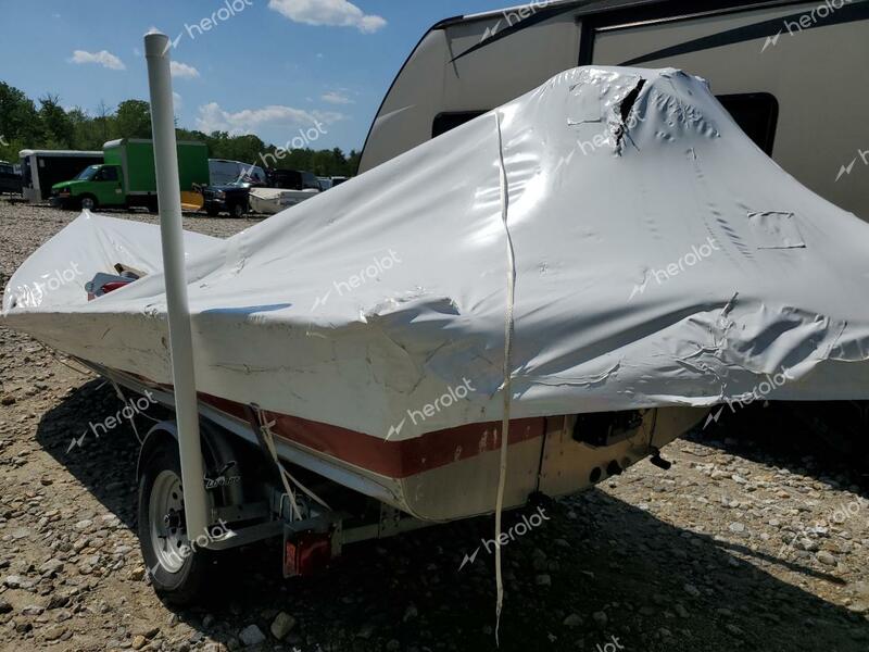 LUND BOAT W/TRL 1997 maroon   40TLRW photo #4