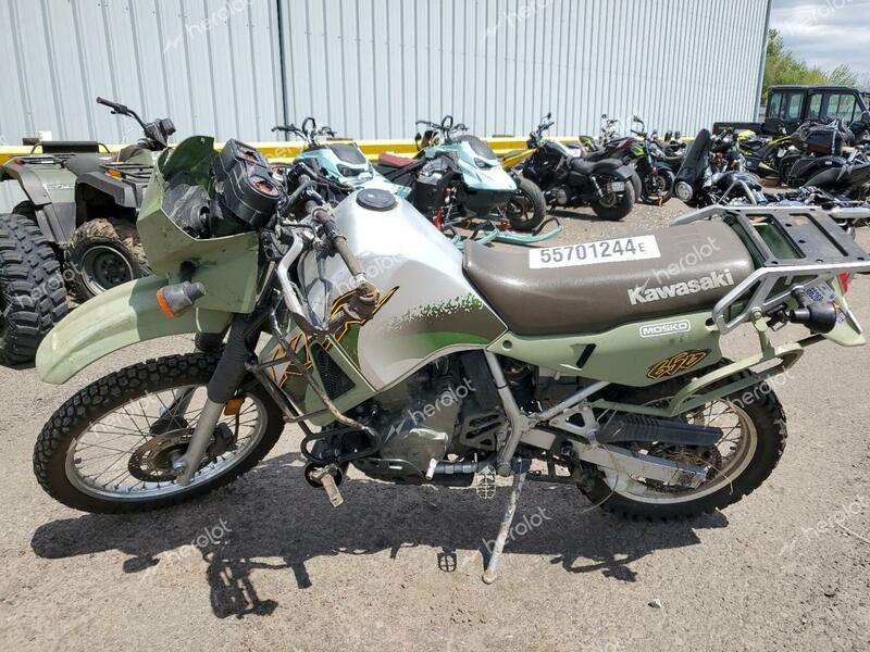 KAWASAKI KL650 A 2001 green  gas JKAKLEA101A071094 photo #4