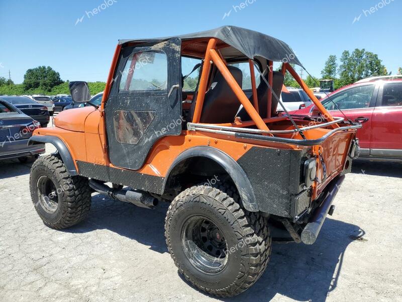 JEEP UK 1977 orange   J7F83AE057401 photo #3